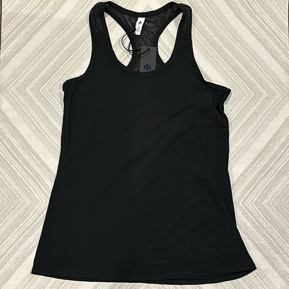 Noli Women’s Black Tank Top with Mesh Back Panel